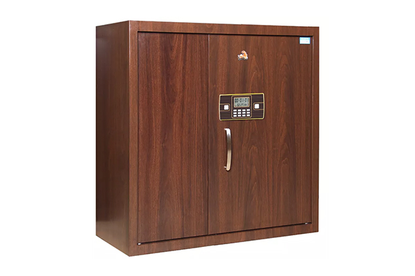 虎牌(TIGER)電子保密柜單節(jié)密碼鎖鋼制辦公文件柜94厘米 木紋色